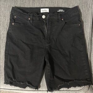 Nicole by Nicole Miller Black Jean Shorts